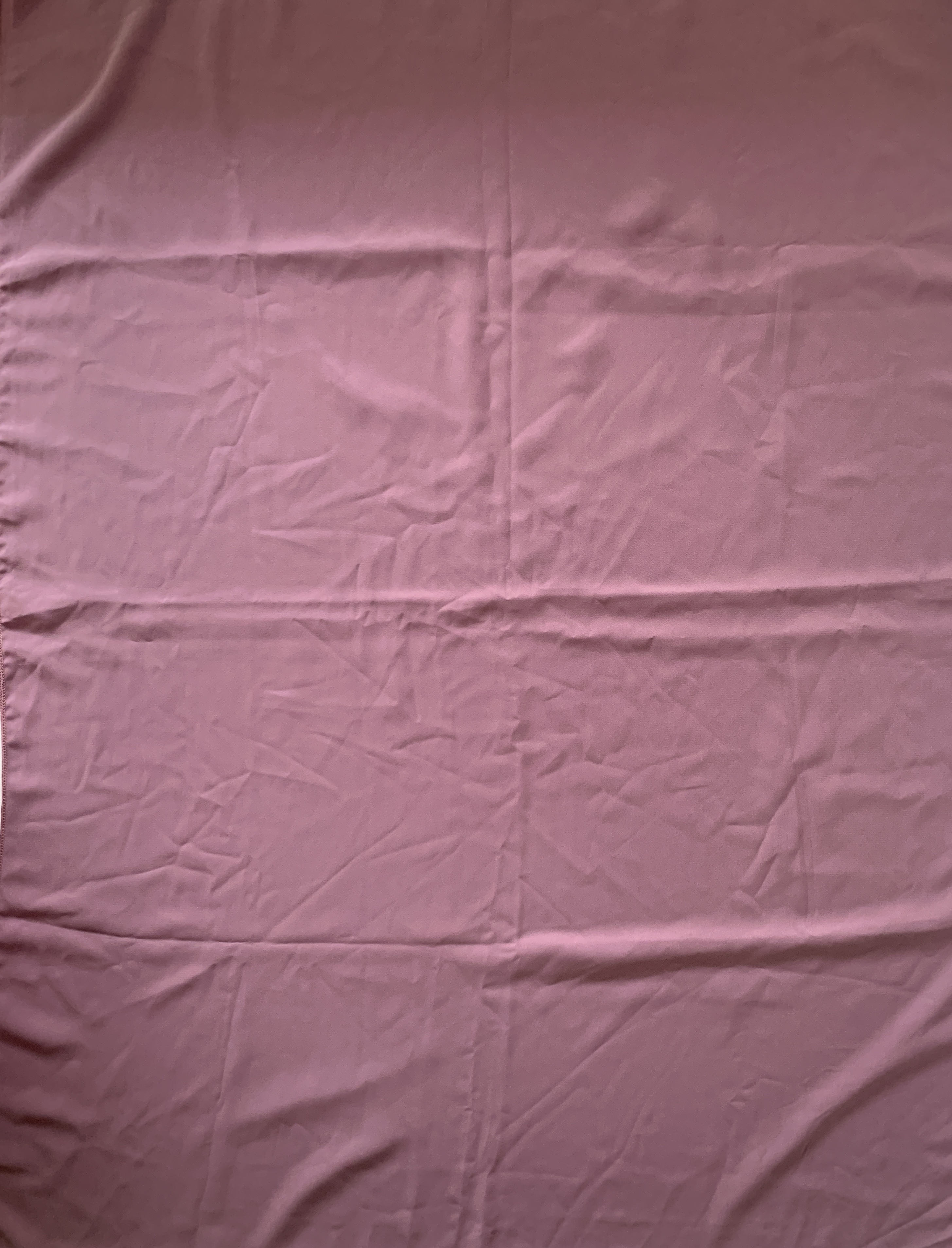 Plain Chiffon Shawl - Dusty Rose